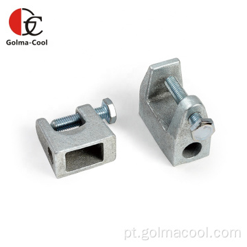 Grampo G de flange de duto galvanizado com parafuso